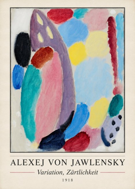 Alexej von Jawlensky Variation, Zärtlichkeit No3 - Poszter