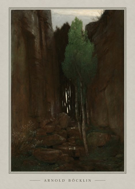 Arnold Böcklin Sacred Grove II No4 - Poszter