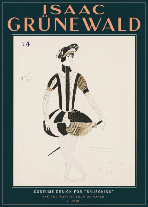Isaac Grünewald Costume Design IX No5 - Poszter