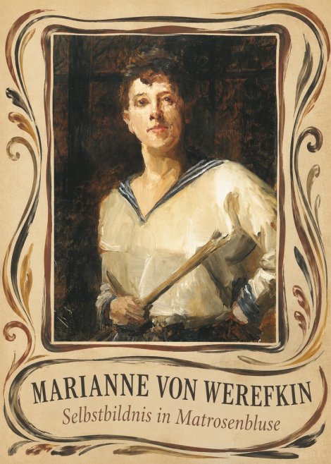 Marianne von Werefkin Selbstbildnis in Matrosenbluse No3 - Poszter