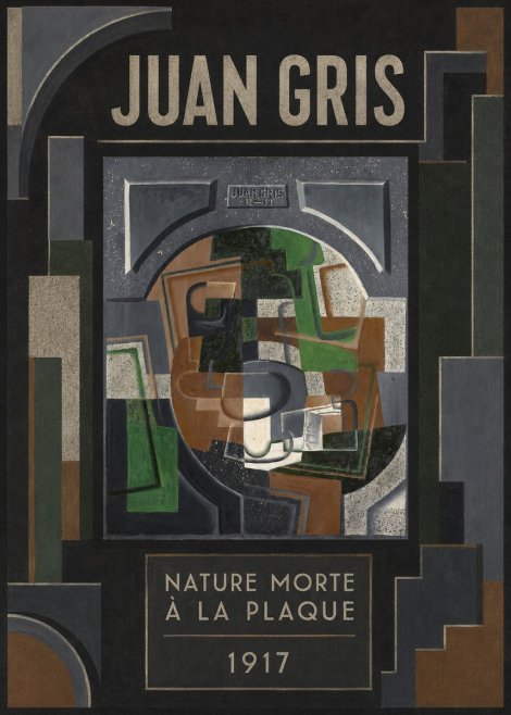 Juan Gris Nature Morte À La Plaque No4 - Poszter