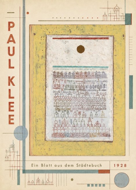 Paul Klee Ein Blatt Aus Dem Städtebuch No4 - Poszter
