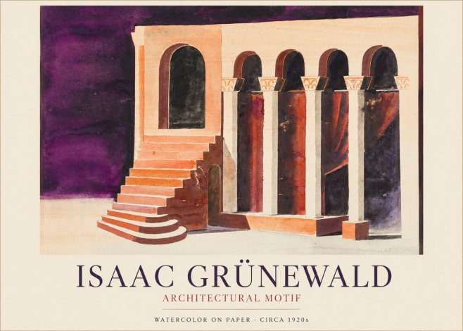 Isaac Grünewald Architectural Motif I No1 - Poszter
