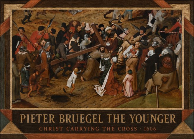 Pieter Bruegel Christ Carrying the Cross II No3 - Poszter