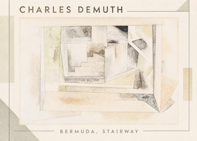 Charles Demuth Bermuda, Stairway No1 - Poszter