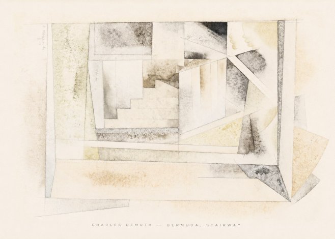 Charles Demuth Bermuda, Stairway No6 - Poszter