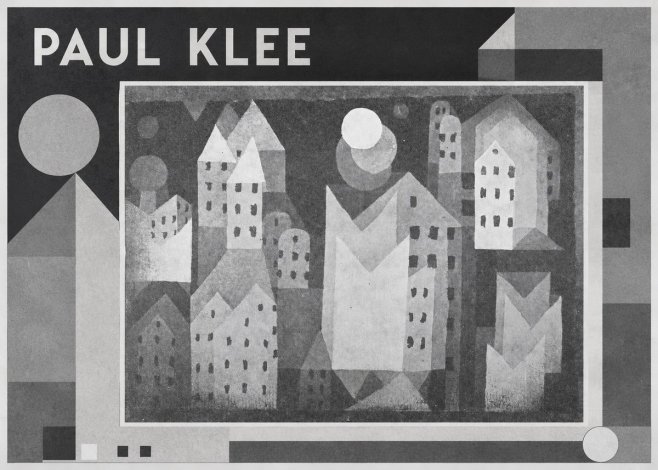 Paul Klee City of Churches No4 - Poszter