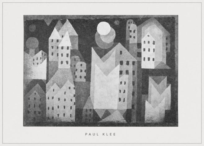Paul Klee City of Churches No5 - Poszter