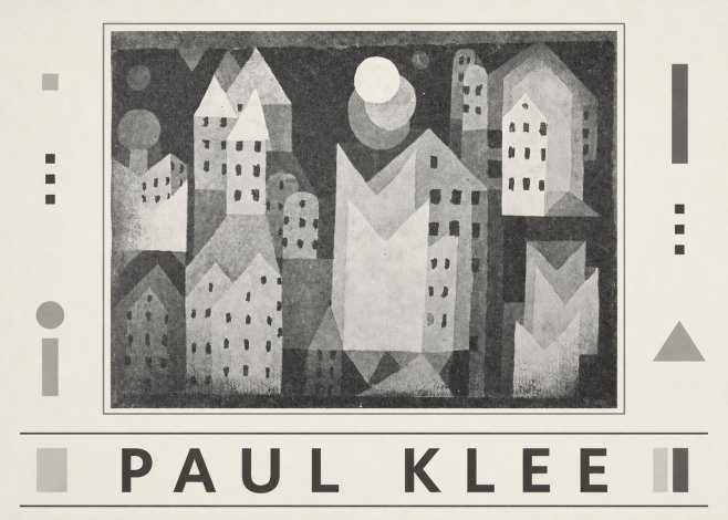Paul Klee City of Churches No6 - Poszter