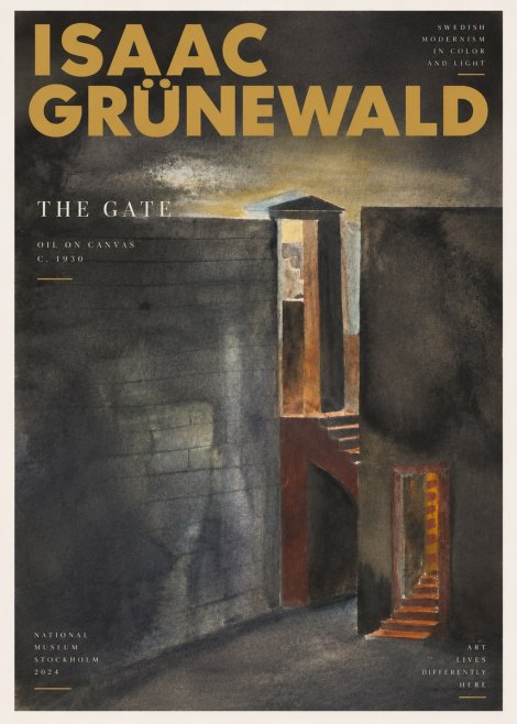 Isaac Grünewald Architectural Fantasy No4 - Poszter