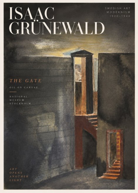 Isaac Grünewald Architectural Fantasy No5 - Poszter