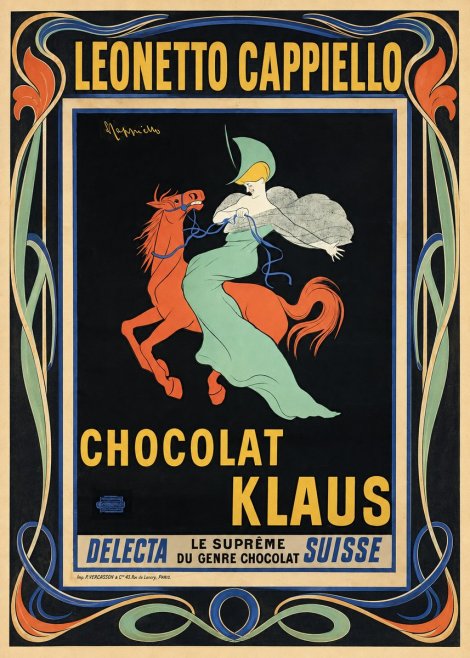 Leonetto Cappiello Chocolat Klaus II No1 - Poszter
