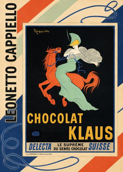 Leonetto Cappiello Chocolat Klaus II No2 - Poszter