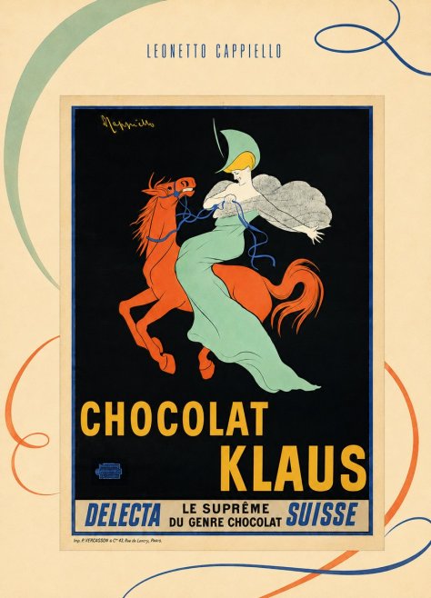 Leonetto Cappiello Chocolat Klaus II No6 - Poszter
