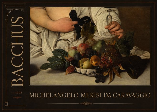 Michelangelo Merisi da Caravaggio Bacchus II No2 - Poszter