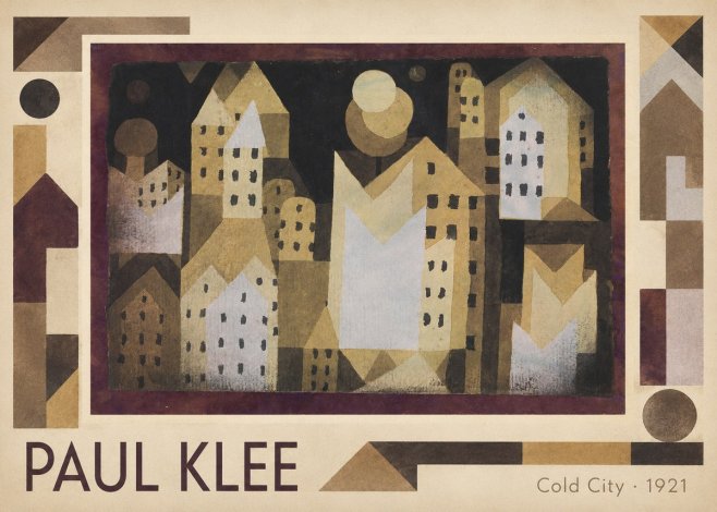 Paul Klee Cold City No1 - Poszter