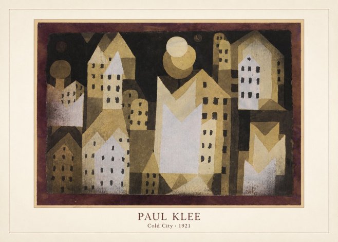 Paul Klee Cold City No4 - Poszter