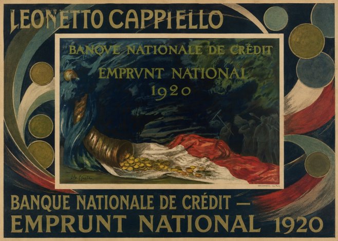 Leonetto Cappiello Banque Nationale De Crédit - Emprunt National 1920 No6 - Poszter
