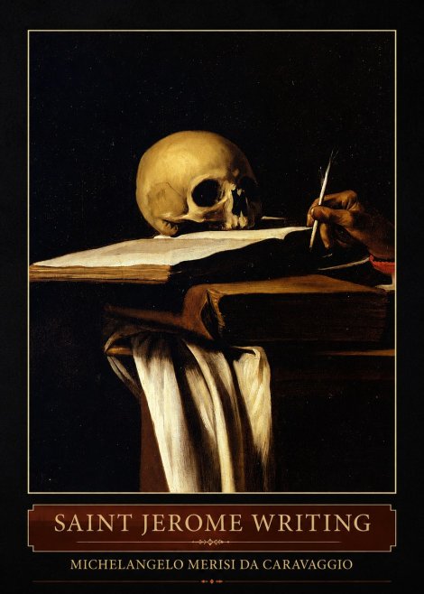 Michelangelo Merisi da Caravaggio Saint Jerome Writing III No2 - Poszter