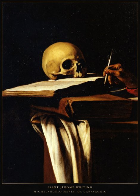 Michelangelo Merisi da Caravaggio Saint Jerome Writing III No6 - Poszter