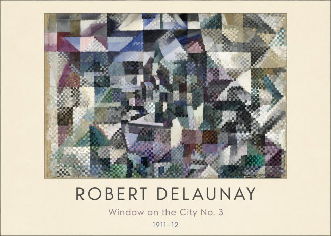 Robert Delaunay Window on the City No. 3 No4 - Poszter