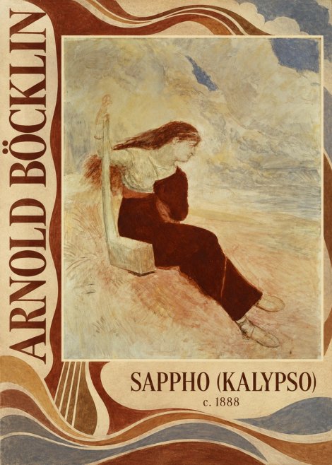 Arnold Böcklin Sappho (Kalypso) No5 - Poszter
