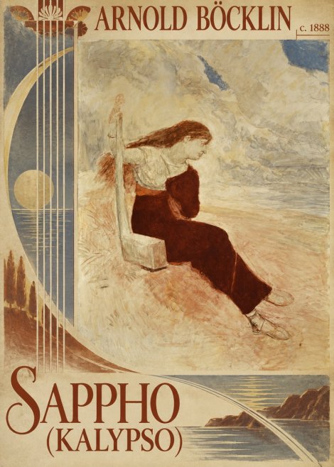 Arnold Böcklin Sappho (Kalypso) No6 - Poszter