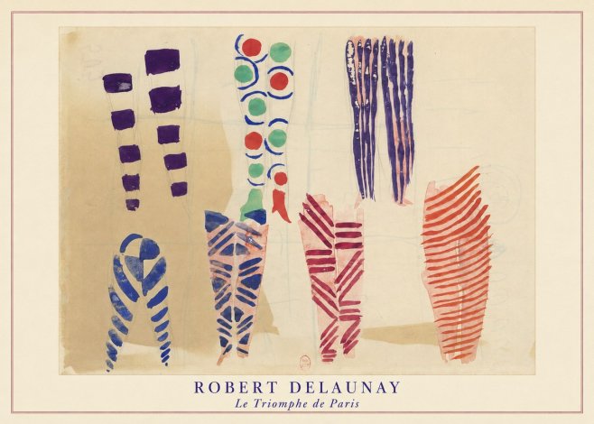 Robert Delaunay Le Triomphe De Paris IV No3 - Poszter