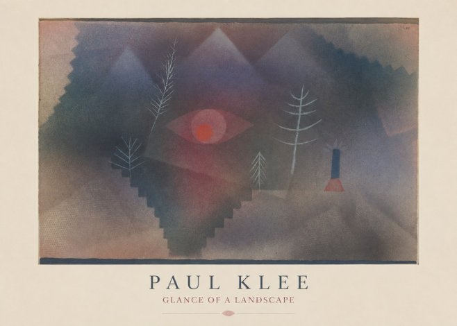 Paul Klee Glance of a Landscape No4 - Poszter