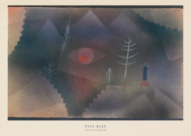 Paul Klee Glance of a Landscape No6 - Poszter