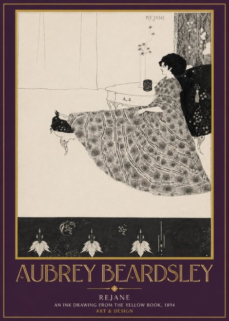 Aubrey Beardsley Rejane II No3 - Poszter