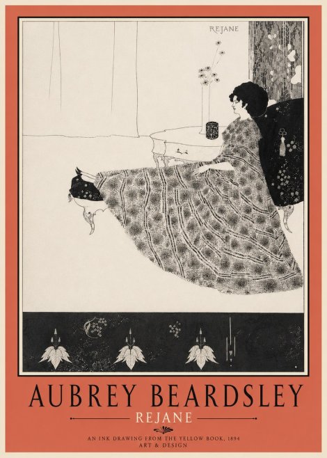 Aubrey Beardsley Rejane II No4 - Poszter