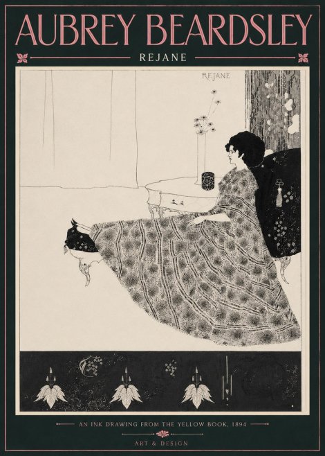 Aubrey Beardsley Rejane II No5 - Poszter