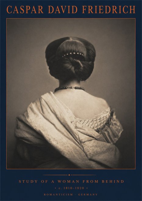 Caspar David Friedrich Study of a Woman from Behind No2 - Poszter
