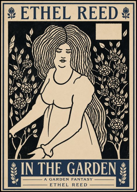 Ethel Reed In the Garden No6 - Poszter