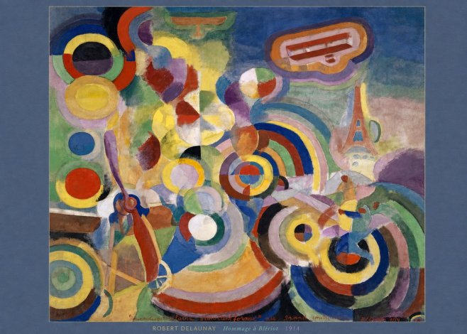 Robert Delaunay Hommage À Blériot 1914 No6 - Poszter