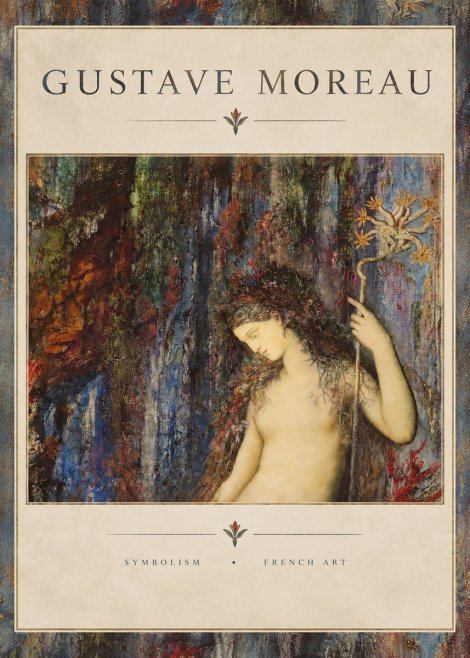 Gustave Moreau The Flower with the Human Head No3 - Poszter