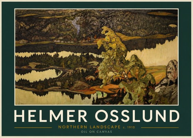 Helmer Osslund Northern Landscape No2 - Poszter