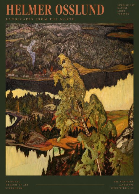 Helmer Osslund Northern Landscape No5 - Poszter
