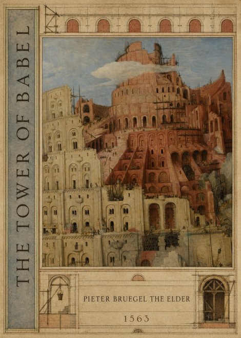 Pieter Bruegel The Tower of Babel XIII No3 - Poszter