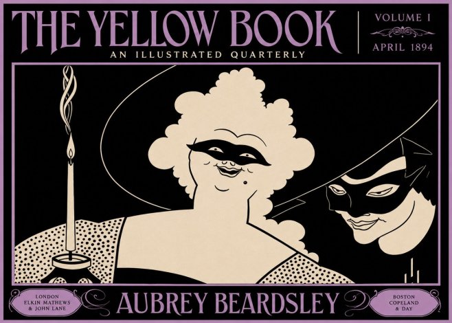 Aubrey Beardsley The Yellow Book I No3 - Poszter