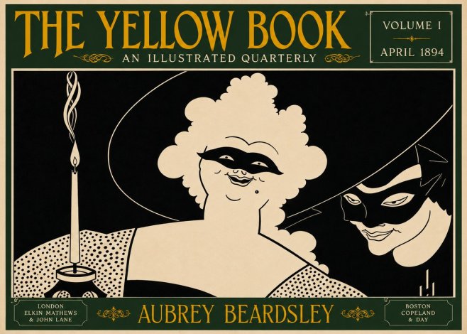 Aubrey Beardsley The Yellow Book I No6 - Poszter