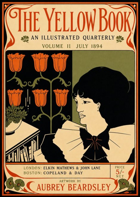 Aubrey Beardsley The Yellow Book - Volume Ii July 1894 No5 - Poszter