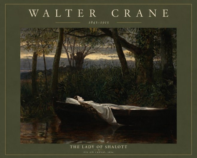 Walter Crane The Lady of Shalott No2 - Poszter