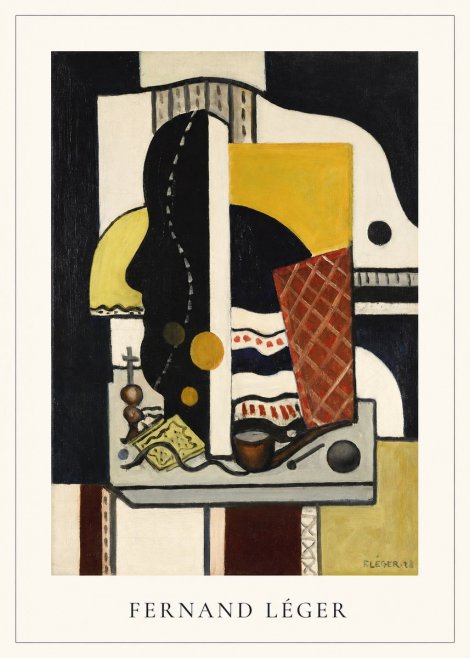 Fernand Léger Composition Au Profil No3 - Poszter