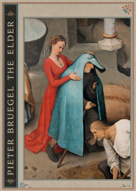 Pieter Bruegel The Blind Leading the Blind II No2 - Poszter