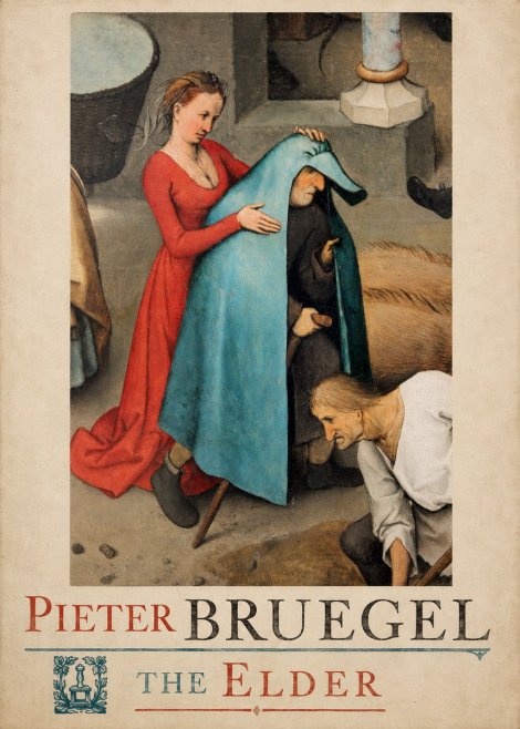 Pieter Bruegel The Blind Leading the Blind II No3 - Poszter