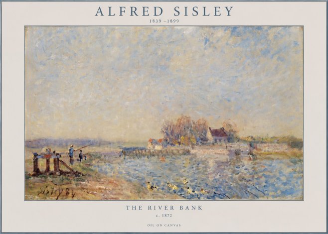 Sisley The River Bank I No2 - Poszter