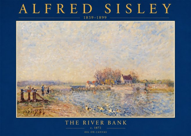 Sisley The River Bank I No5 - Poszter