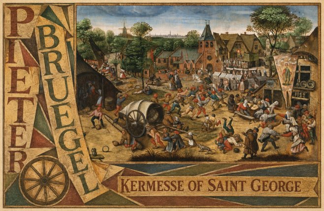 Pieter Bruegel Kermesse of Saint George No5 - Poszter